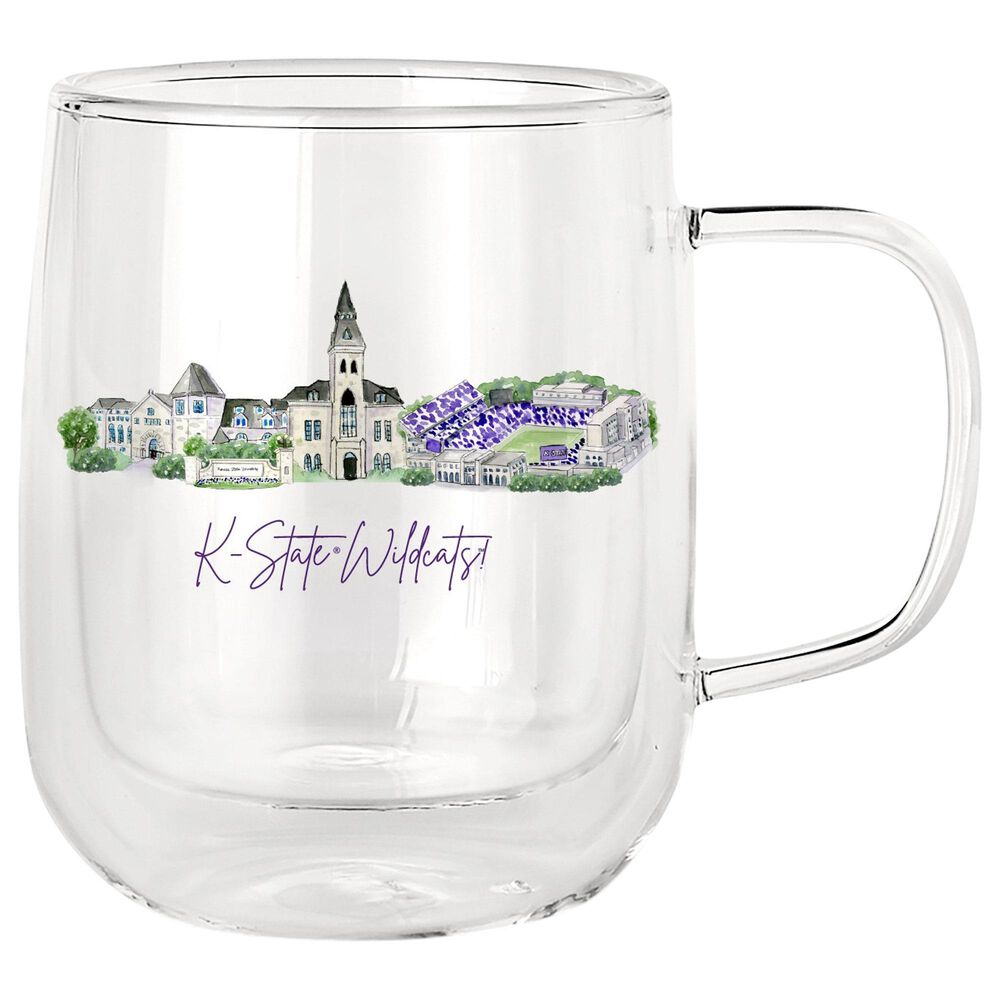 Valiant Gifts Kansas State Landmark Glass Mug in Purple, , large