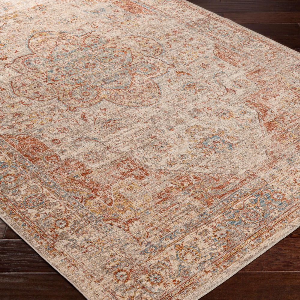 Surya Aspendos 10&#39; x 13&#39;11&quot; Black, Cream, Denim, Ice Blue, Light Beige, Light Gray, Mustard and Rust Area Rug, , large