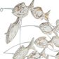 Maple and Jade 17" x 45" Fish Wall Decor in White and Brown, , large