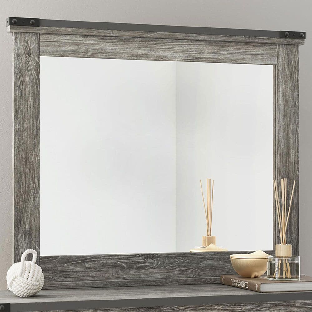Ashley Frandern Bedroom Mirror in Warm Gray, , large