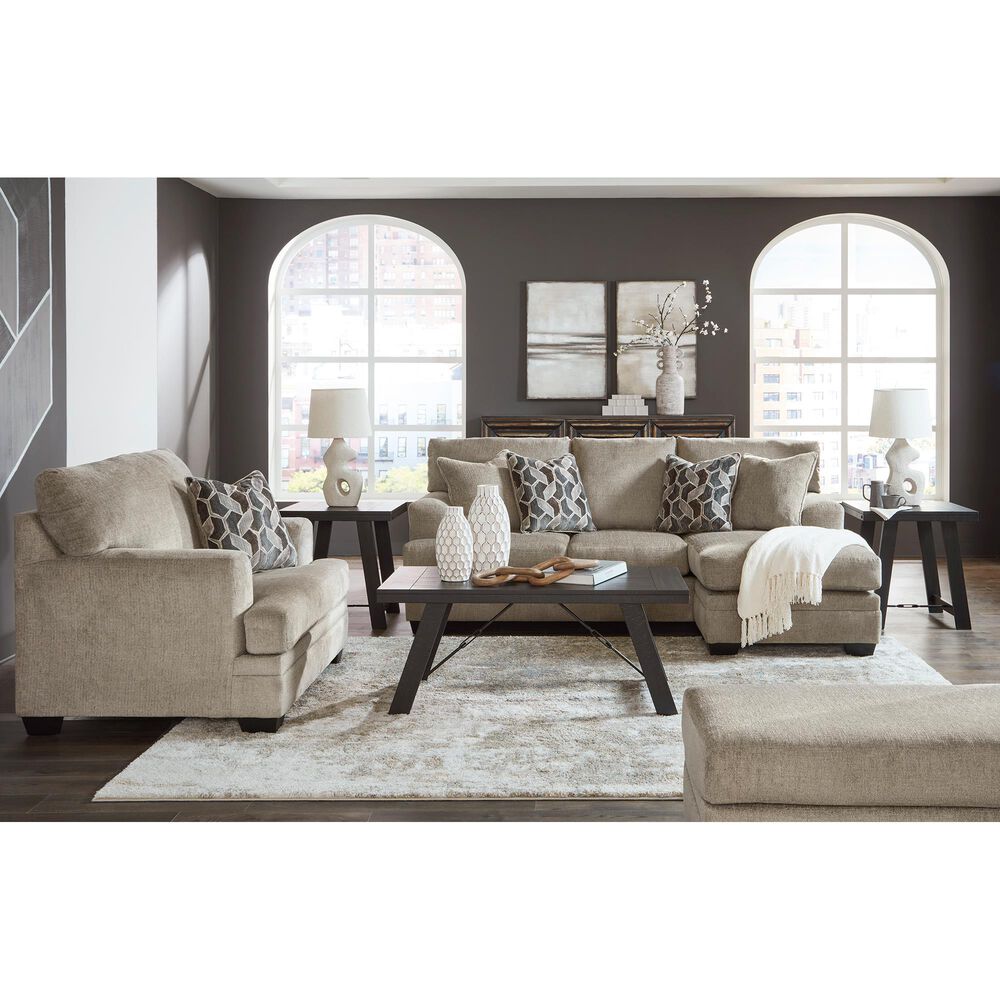 Ashley Stonemeade Stationary Loveseat in Taupe, , large