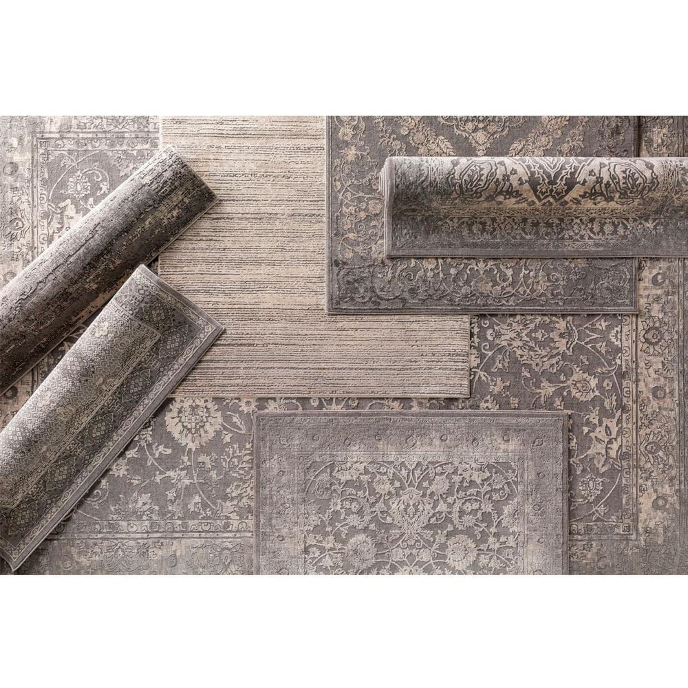 Surya Tibetan 9&#39;3&quot; x 12&#39;3&quot; Charcoal, Ivory and Tan Area Rug, , large
