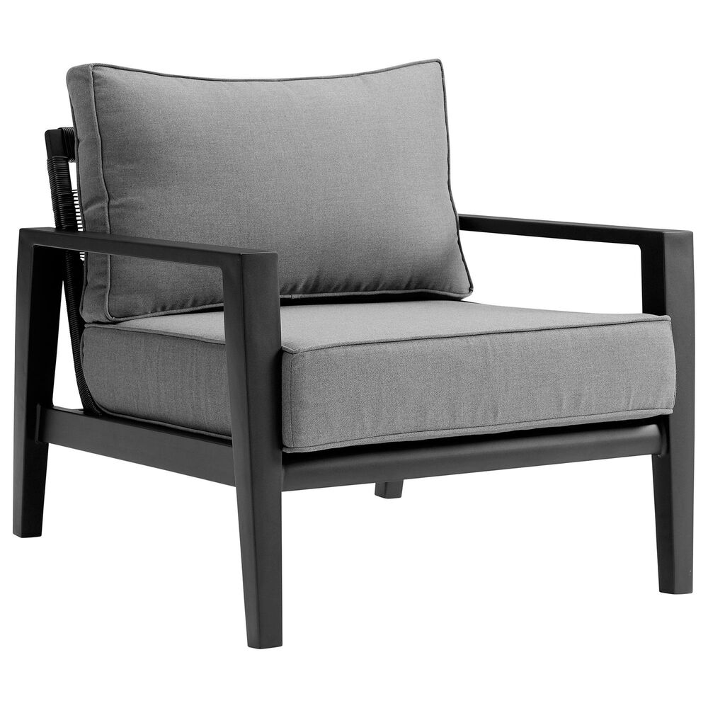 Blue River Grand 4-Piece Patio Conversation Set in Black, , large