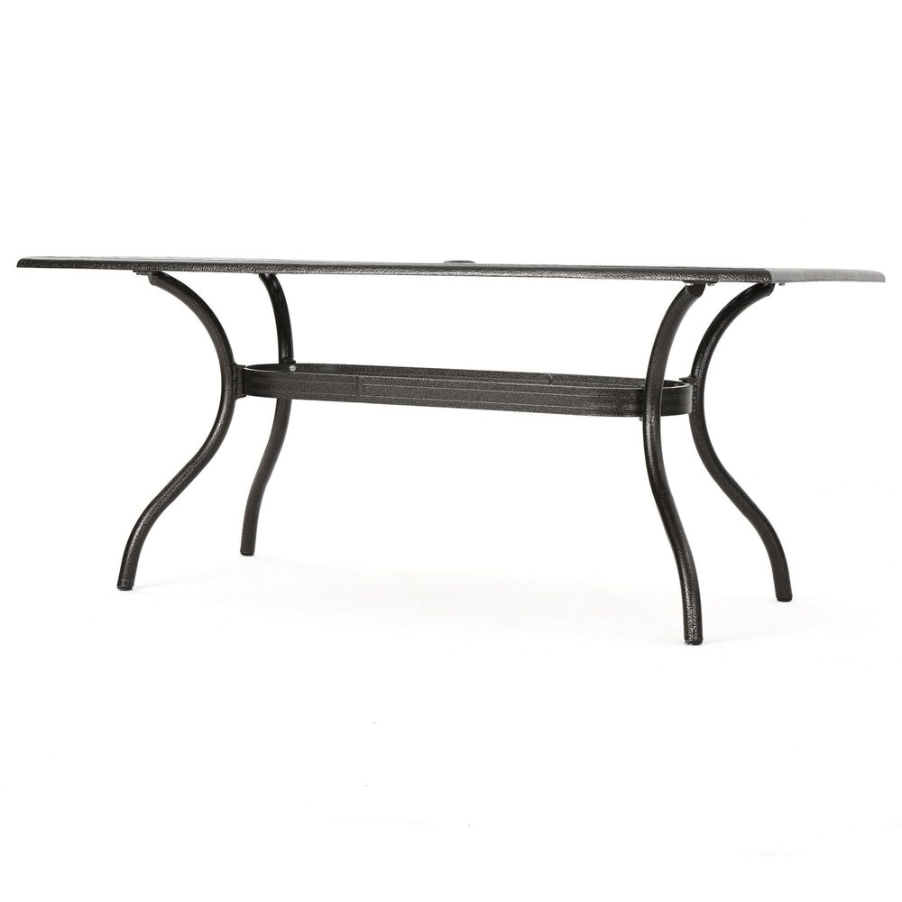 Hearth and Haven Phoenix Outdoor Rectangular Dining Table in Bronze - Table Only, , large