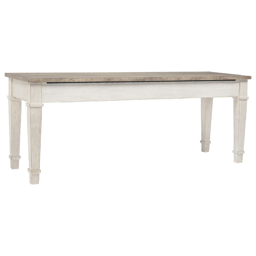 Signature Design by Ashley Skempton Storage Bench in Natural Wood, , large