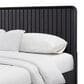 Sterling Timber Elure Queen Waterfall Panel Bed in Peppercorn, , large