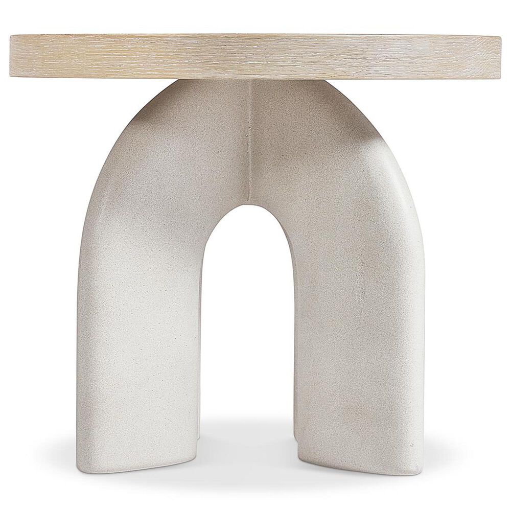 Bernhardt Antibes Round End Table in Roz and Pumice, , large