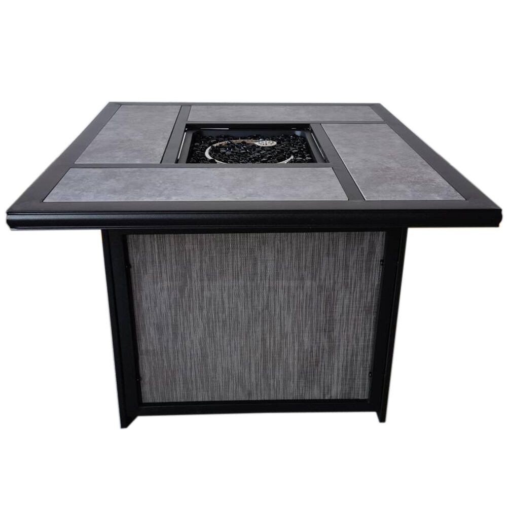 Gathercraft Franklin 5-Piece Firepit Chat Set in Gray, , large
