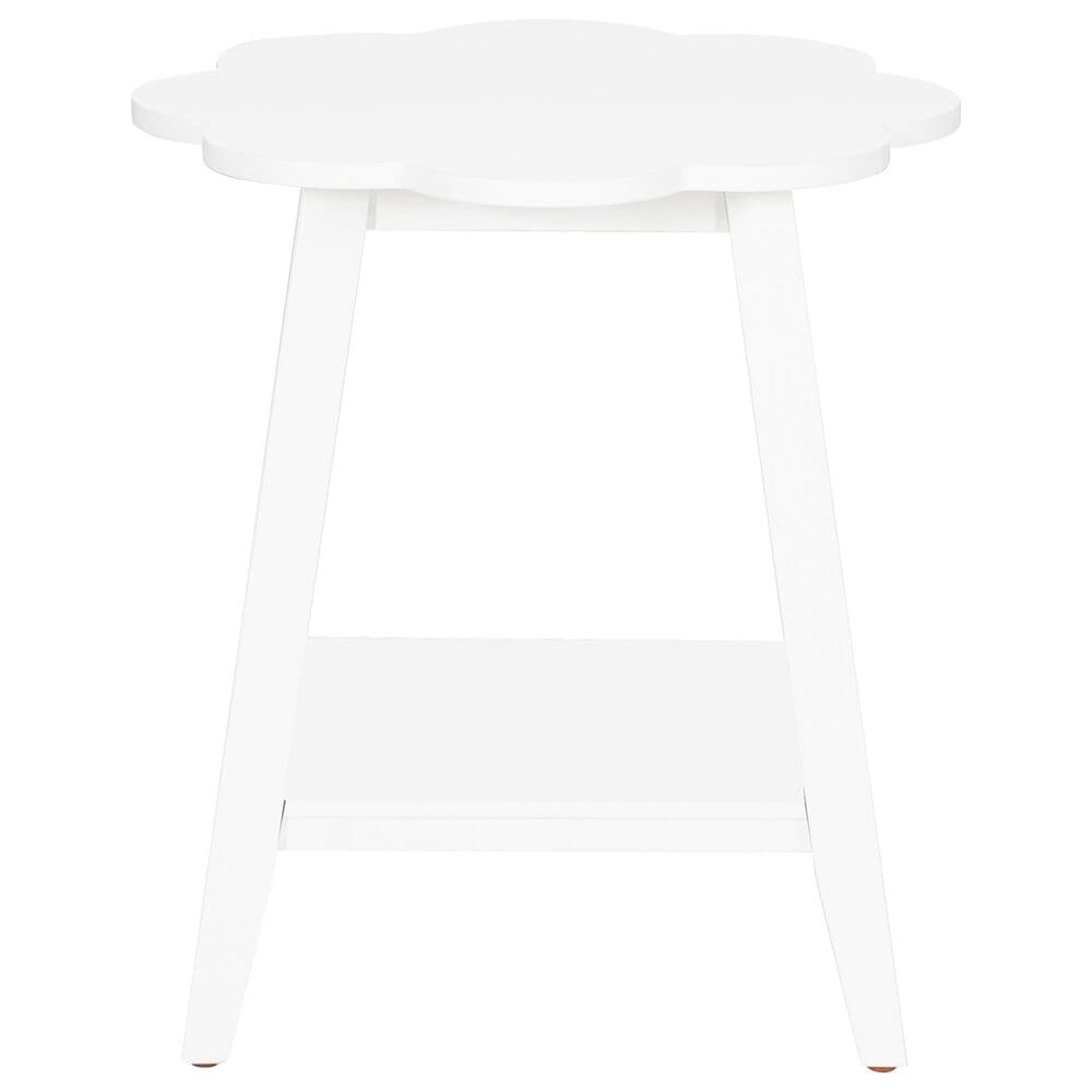 Linden Boulevard Petunia Side Table in White, , large