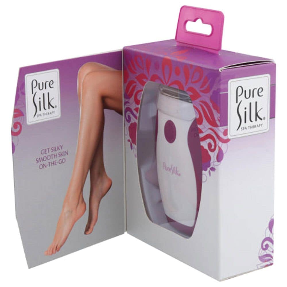 PureSilk Mini Foil Shaver in Purple and White, , large