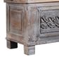 Jaipur Home One of a Kind Old World Treasure Storage Trunk in Brown and weathered Grey, , large