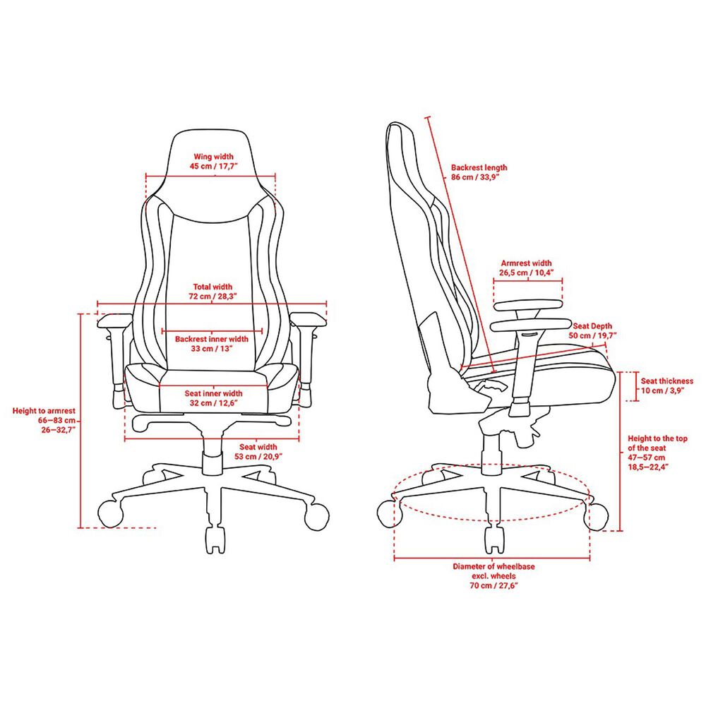 Arozzi Vernazza Supersoft Fabric Gaming Chair in Pure Black, , large