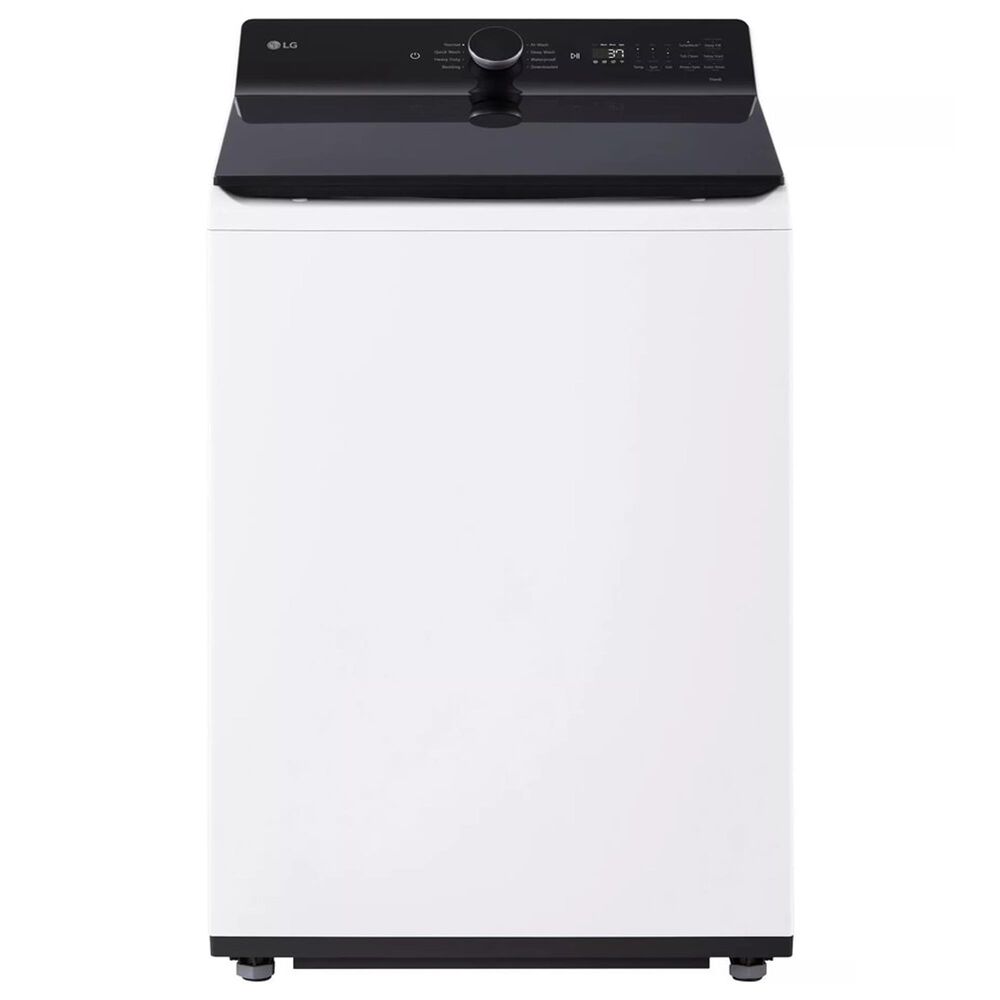 LG 5.3 Cu. Ft. Top Load Washer and 7.3 Cu. Ft. Gas Dryer with AI Sensing in Alpine White, , large