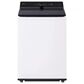 LG 5.3 Cu. Ft. Top Load Washer and 7.3 Cu. Ft. Gas Dryer with AI Sensing in Alpine White, , large