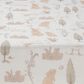 Lambs & Ivy Bunny Hop Fitted Crib Sheet in White, , large