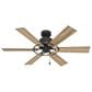 Hunter Gilrock 52" Ceiling Fan in Matte Black, , large