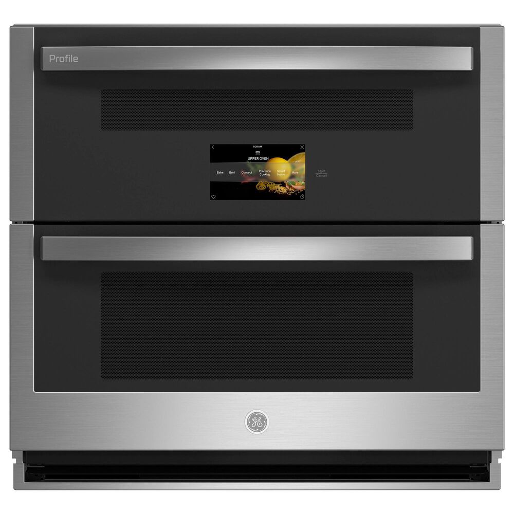 GE Profile 30" Smart BuiltIn Twin Flex Convection Wall Oven in Stainless Steel Shop NFM