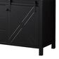Lexora Home Marsyas 80" Double Bathroom Vanity in Brown with 2 cm White Cultured Marble Top and Rectangular Sinks, , large