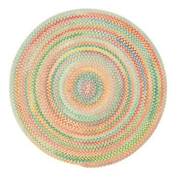 Capel Cutting Garden 0450-150 3" Round Buttercup Area Rug, , large
