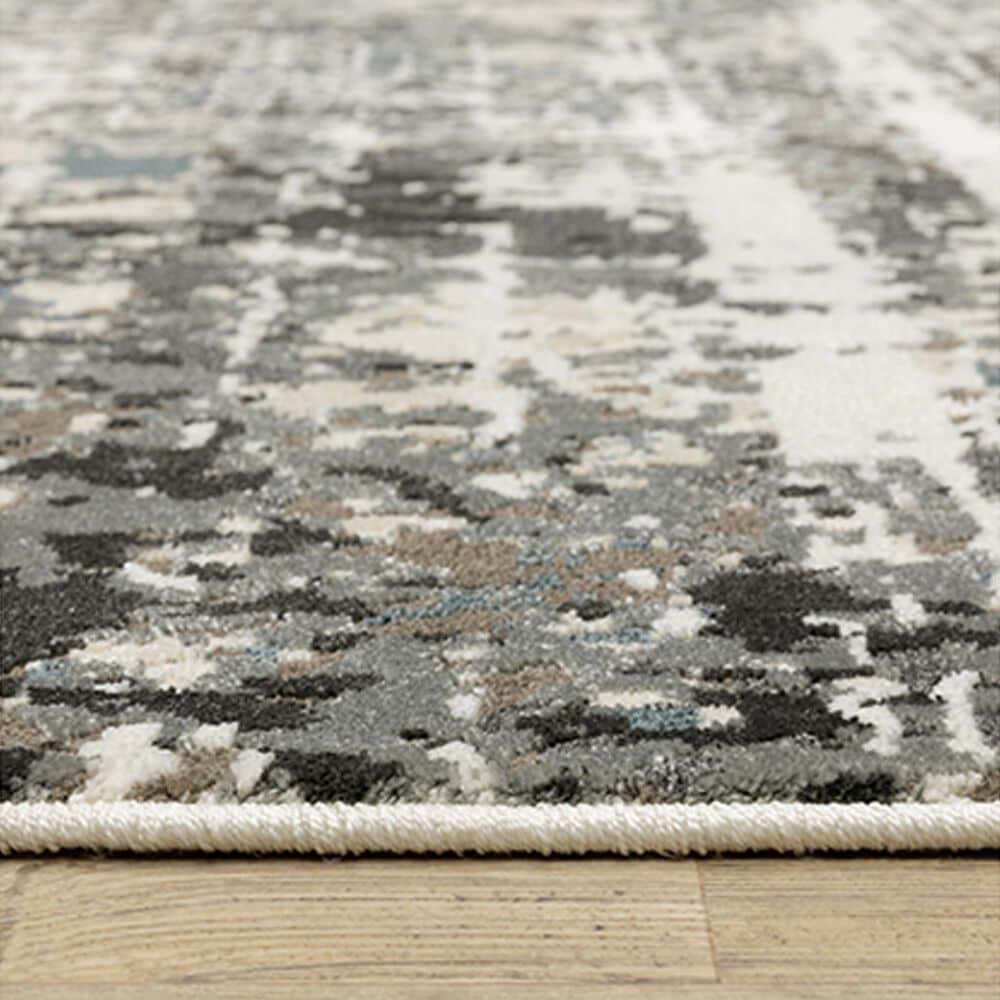 Oriental Weavers Raylan RAY10 9&#39;10&quot; x 12&#39;10&quot; Ivory Area Rug, , large