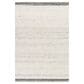 Surya Florentina FLT2302 2" x 3" Off-White, Charcoal and Light Gray Area Rug, , large