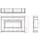 Legends Home Sonoma Fireplace Mantel in Seal Skin and Whiskey, , large
