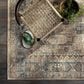 Surya Mirabel MBE-2302 5" x 7"5" Navy, Denim, Cream, Brown, Saffron, Taupe and Gray Area Rug, , large
