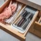 Joseph Joseph DrawerStore 2-Tier Compact Knife Organiser in Stone, , large