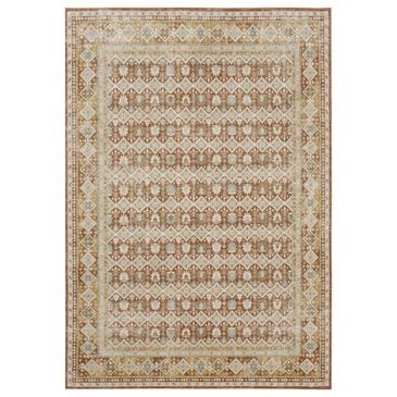 Karastan Windemere R1260 10" x 14" Terracotta Area Rug, , large