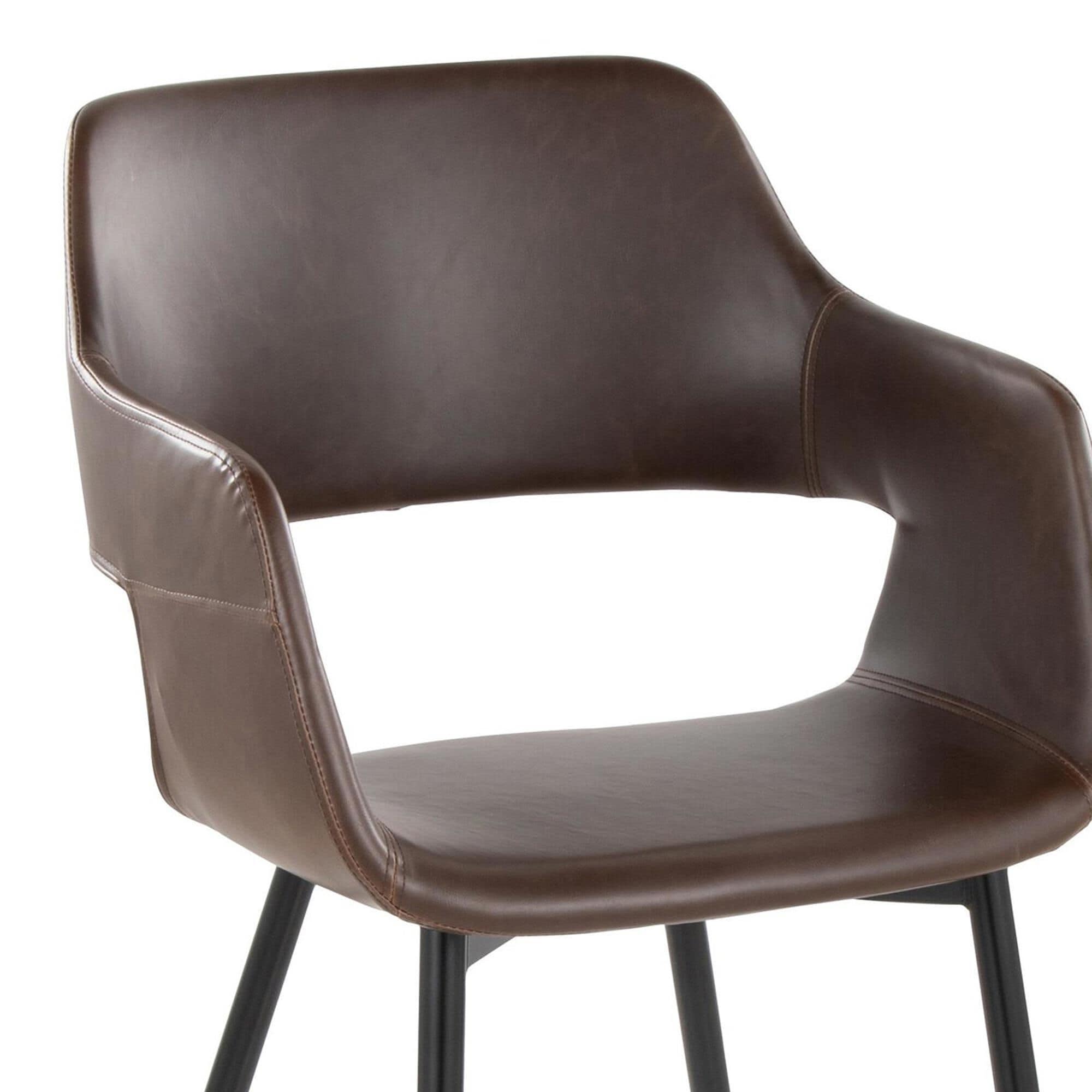 LumiSource Margarite Contemporary Dining/accent Chair in Black