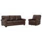 Ashley Colleton Stationary Sofa and Rocker Recliner Set in Dark Brown, , large