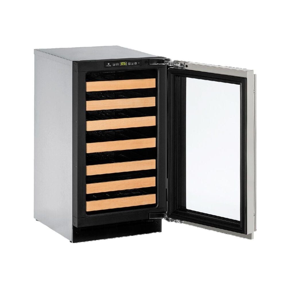 U-Line 18&quot; Wine Cooler Digital Convection Cooling System with Stainless Frame, , large