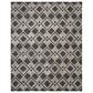 Safavieh Micro-Loop MLP154H 8" x 10" Charcoal and Ivory Area Rug, , large
