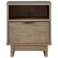 Ashley Oliah 1-Drawer Nightstand in Natural, , large