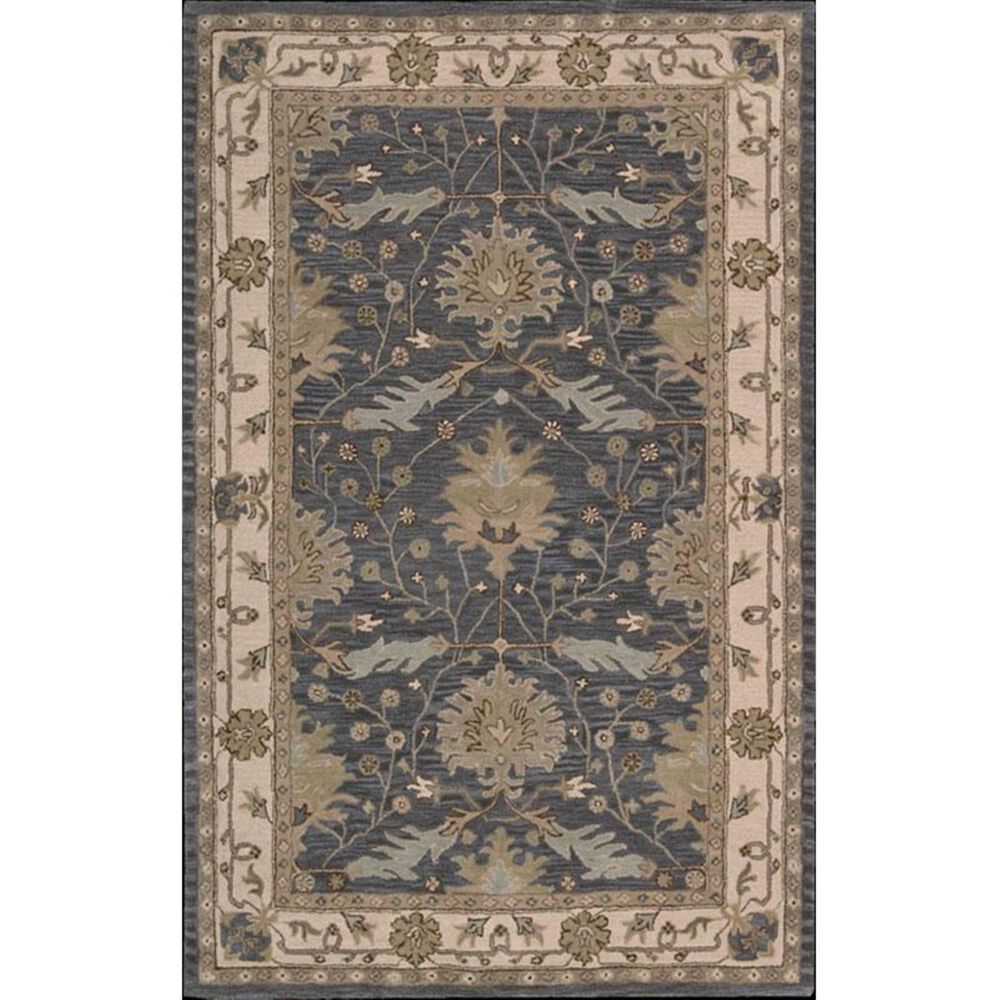 Nourison India House IH75 2'6" x 4' Blue Area Rug, , large