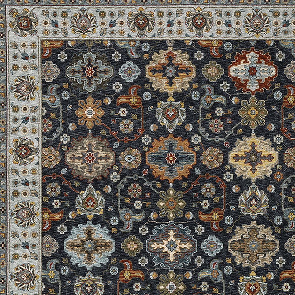 Oriental Weavers Aberdeen Floral Song 561B1 7&#39;10&quot; x 10&#39;10&quot; Blue Area Rug, , large