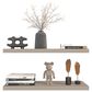 Hearth and Haven 32" Floating Wall Shelf in Taupe (Set of 2), , large