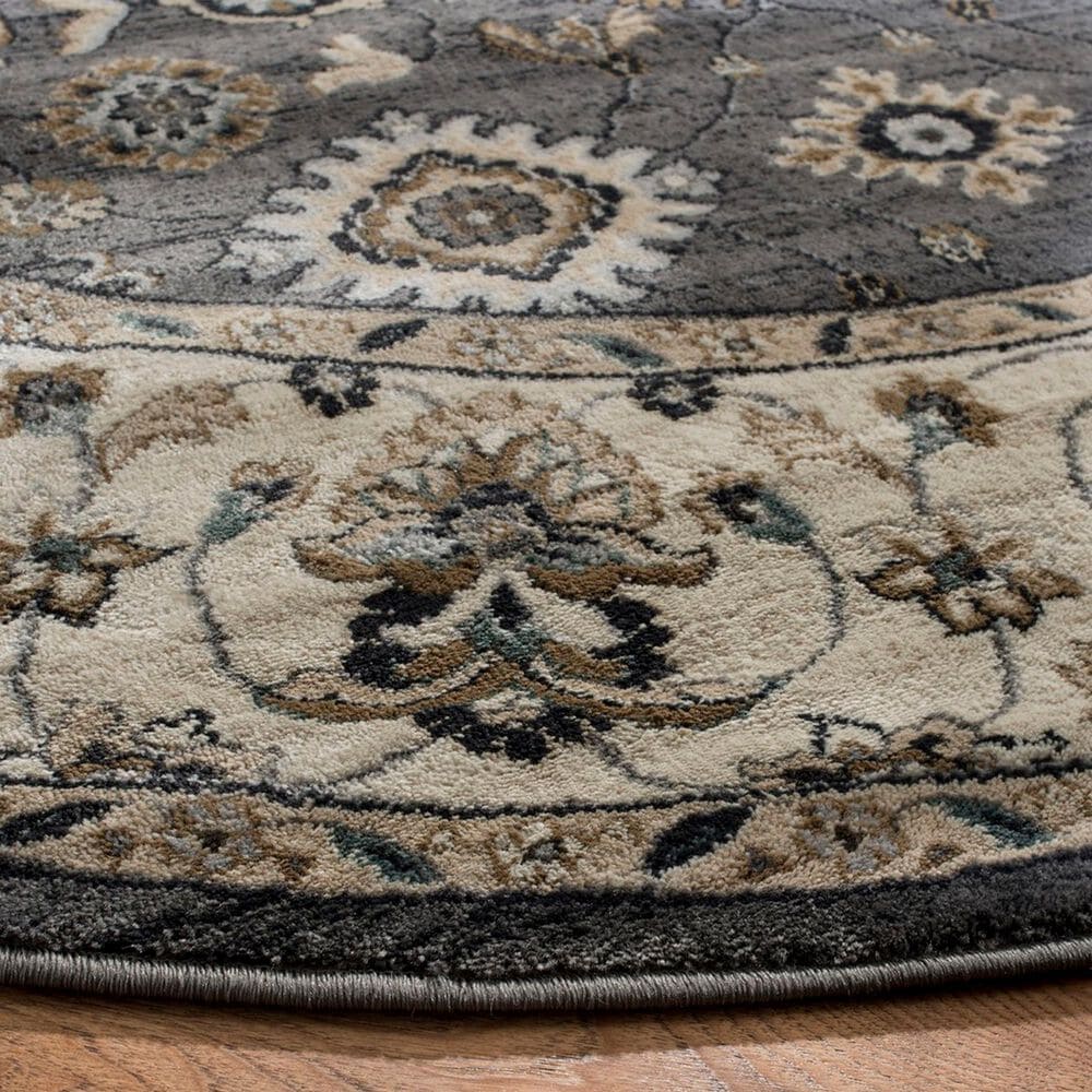 Safavieh Lyndhurst LNH332 7&#39; Round Grey and Cream Area Rug, , large