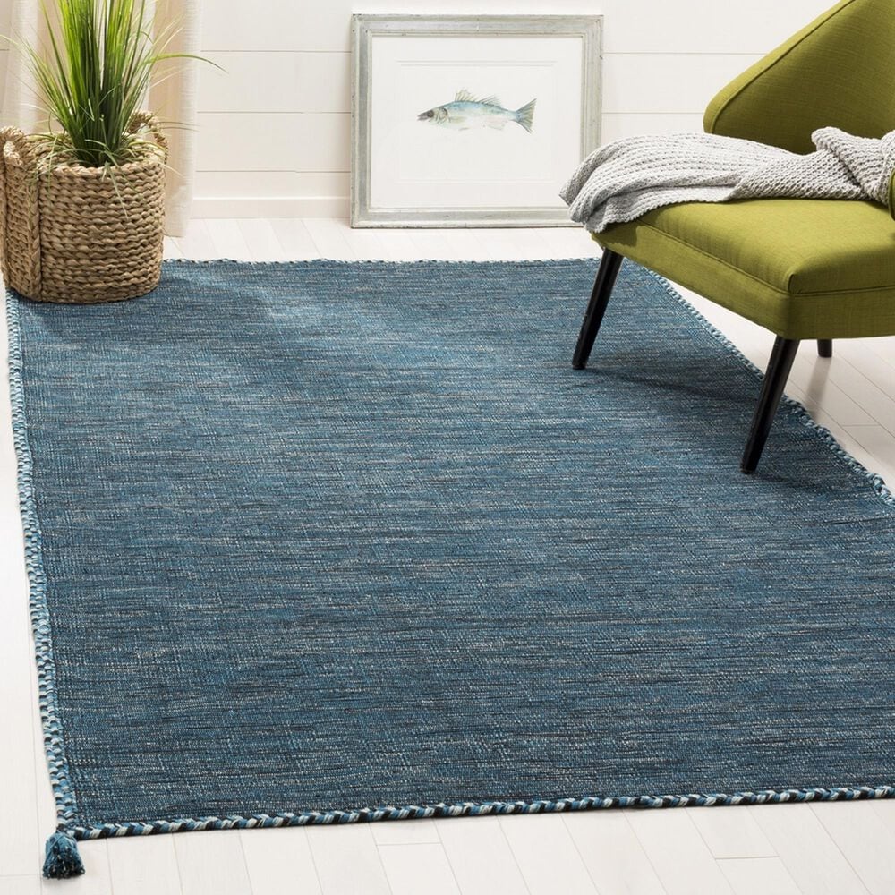 Safavieh Montauk 4&#39; x 6&#39; Blue and Black Area Rug, , large