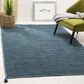 Safavieh Montauk 4" x 6" Blue and Black Area Rug, , large
