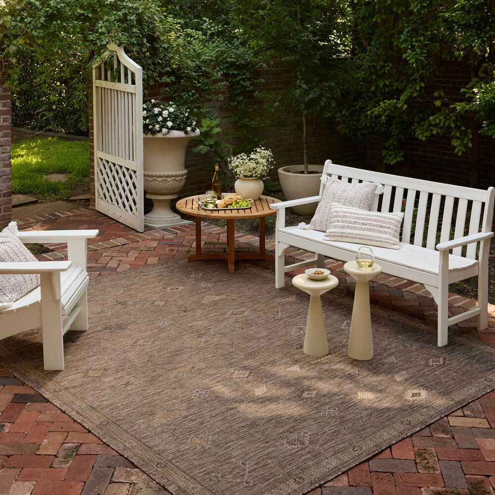 Loloi II Birch 9&#39;2&quot; x 13&#39; Natural and Sand Indoor/Outdoor Area Rug, , large
