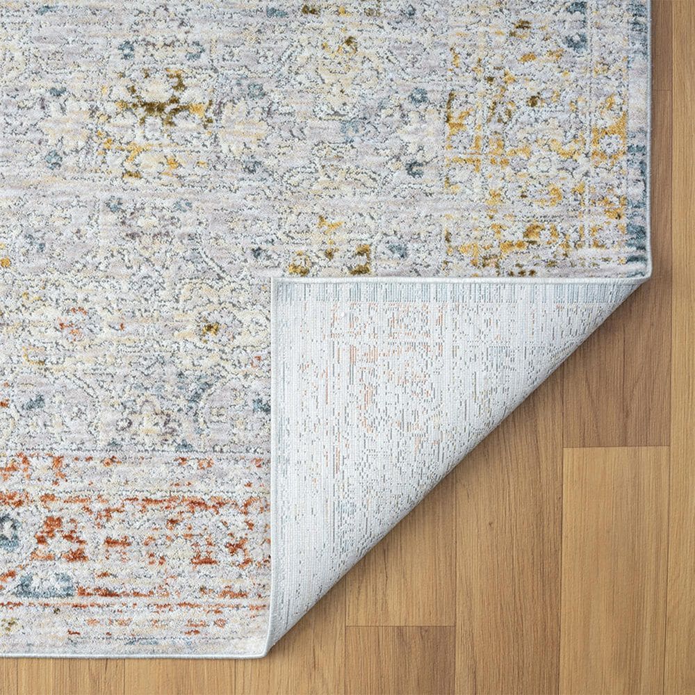 L&amp;R Resources Allure 82474GML Gray and Blue 5&#39; x 8&#39; Area Rug, , large