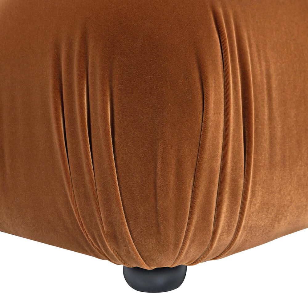 Jennifer Taylor Home Marcel Cocktail Ottoman in Burnt Orange, , large