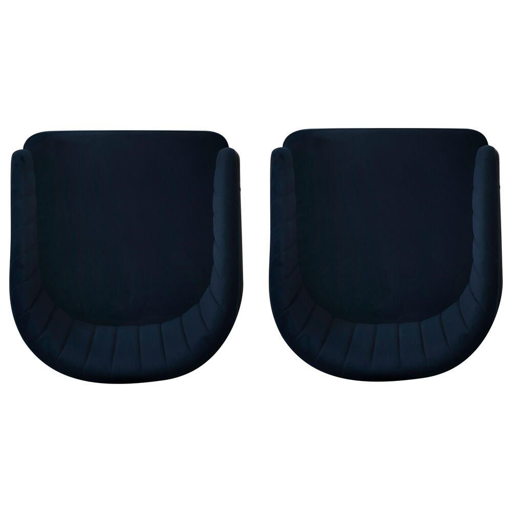 Linon Home Decor Prestwick Counter Stool with Navy Cushion in Black (Set of 2), , large