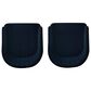 Linon Home Decor Prestwick Counter Stool with Navy Cushion in Black (Set of 2), , large