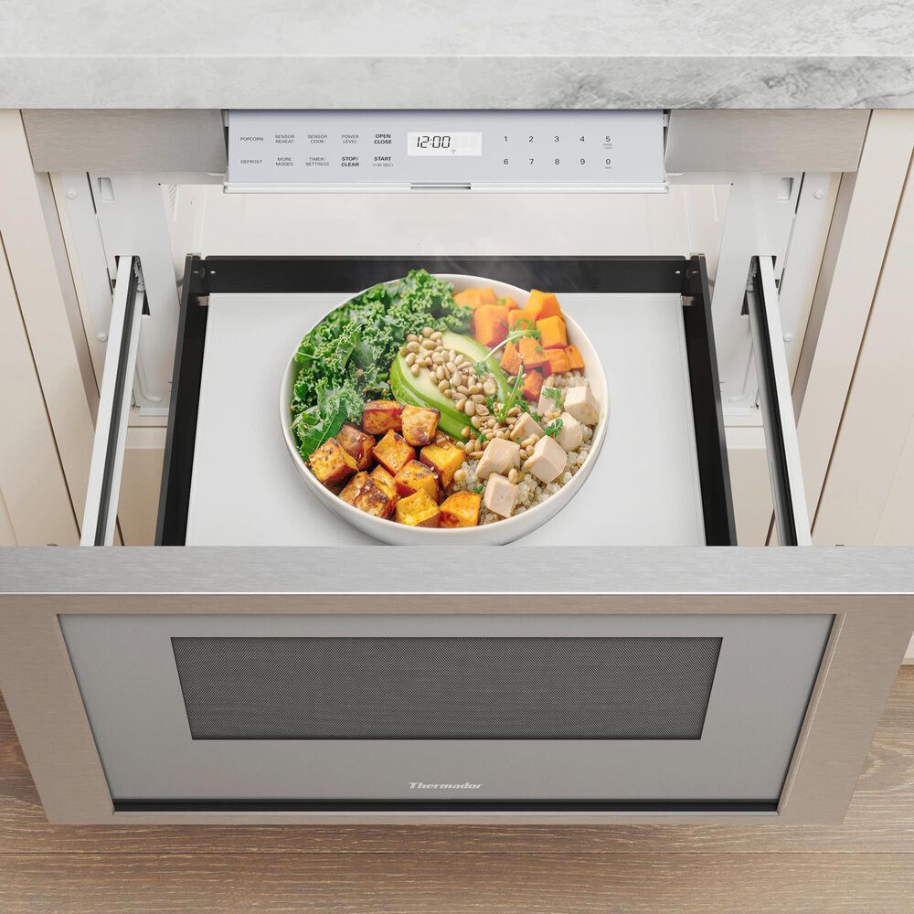 Thermador Masterpiece and Professional 24&quot; Drawer Microwave in Stainless Steel, , large