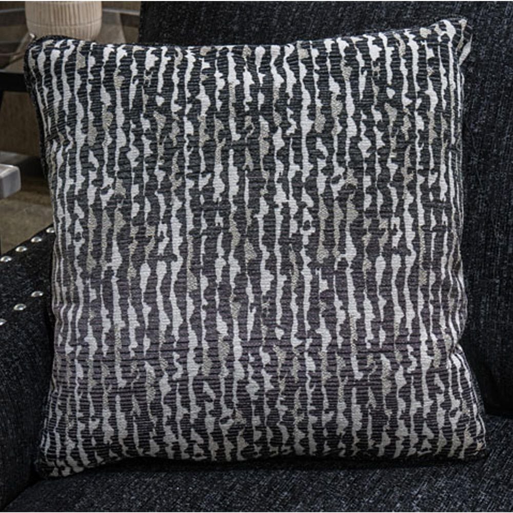 Ashley Jasmine Peaks Stationary Loveseat in Coal, , large