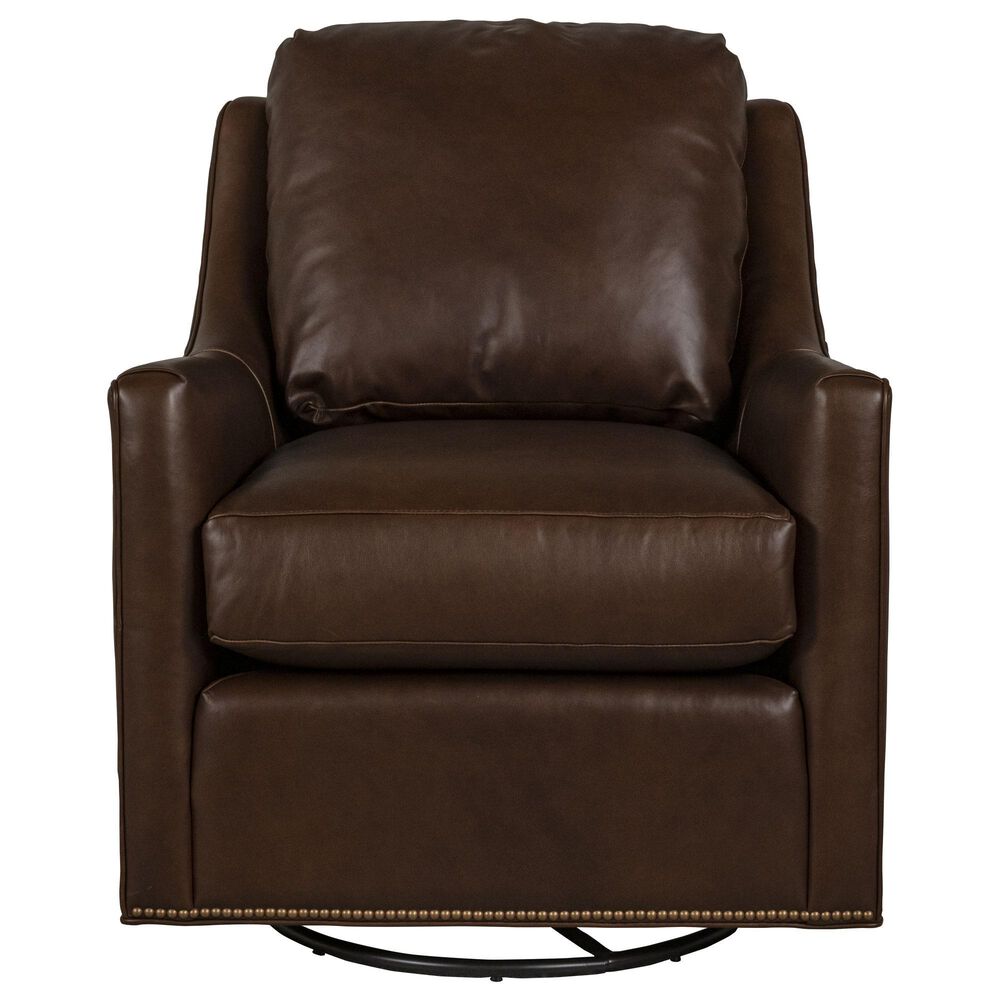 Smith Brothers 560 Series Swivel Glider Chair in Brown, , large