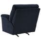 Ashley SimpleJoy Manual Rocker Recliner in Navy, , large