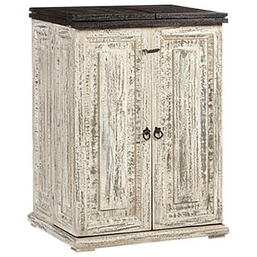 Tiddal Home Margarita Bar Cabinet in Vintage White, , large